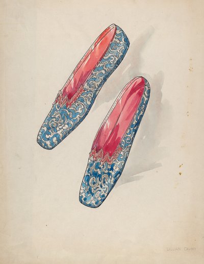 Damenschuhe, ca. 1936 von Lillian Causey