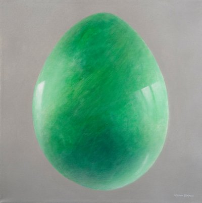 Großes Jade-Ei von Lincoln Seligman