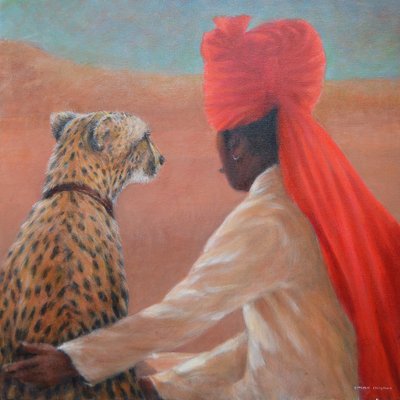 Palastwache und Gepard von Lincoln Seligman