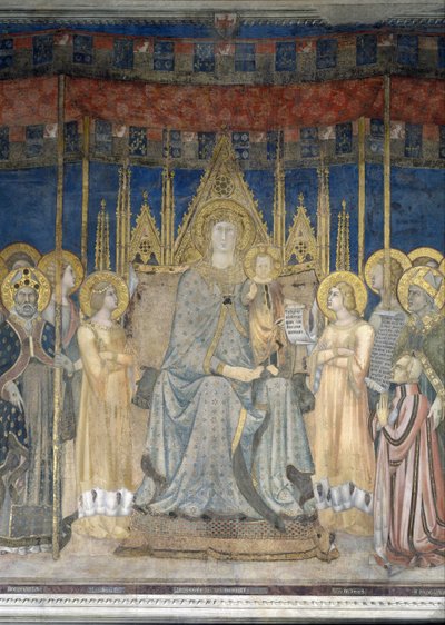 Maestà, 1317 von Lippo Memmi