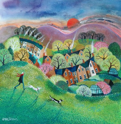 Den Berg hinauf, 2019 von Lisa Graa Jensen