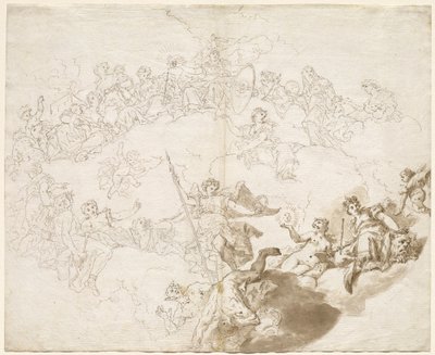 Der Triumph der Tugend und der göttlichen Weisheit von Livio Retti