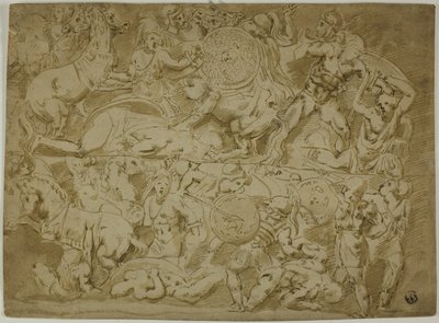 Schlacht der Amazonen von Lodovico Carracci