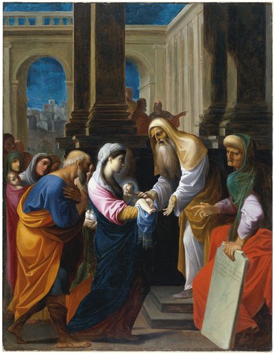 Die Darstellung im Tempel von Lodovico Carracci