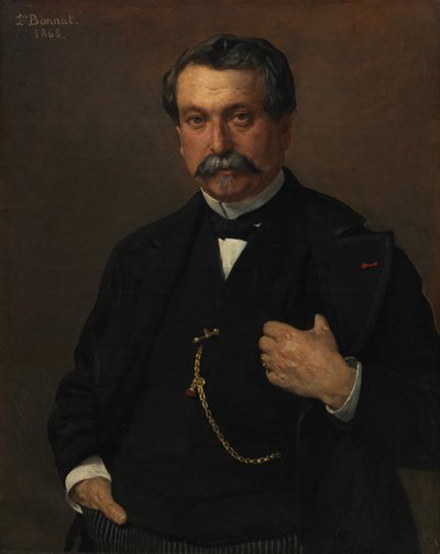 Porträt eines Mannes, 1868 von Léon Bonnat