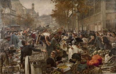 Les Halles von Léon Lhermitte