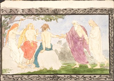Mythologische Szenen und Skizzen von Lorenz Frølich