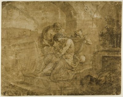 Christus wird seiner Kleider beraubt von Lorenzo Garbieri