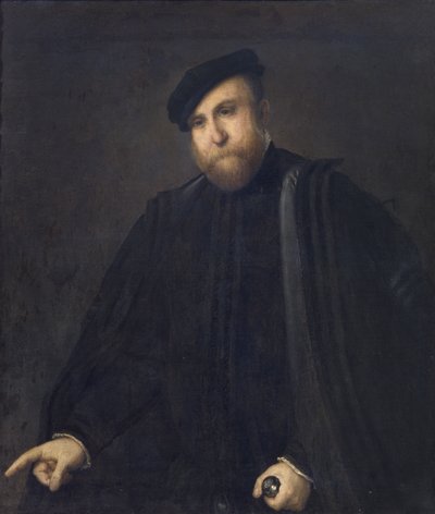 Porträt eines Gentlemans von Lorenzo Lotto