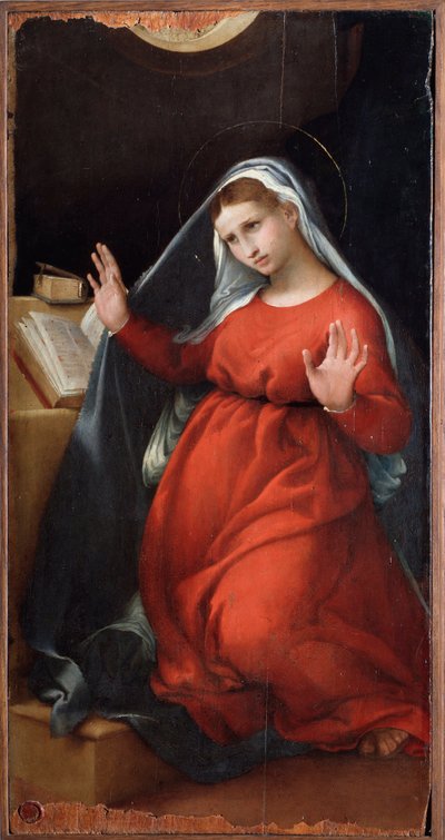 Jungfrau der Verkündigung von Lorenzo Lotto