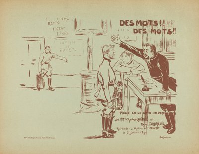 Des Mots! Des Mots!, 1896 von Louis Abel Truchet