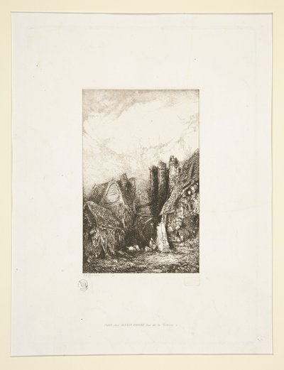 Dorf von Louis Adolphe Hervier
