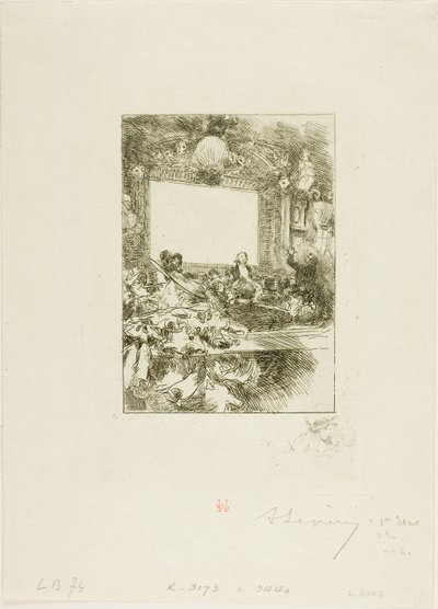 Im Chat Noir von Louis Auguste Lepère