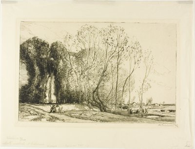 Schöner Herbstmorgen von Louis Auguste Lepère