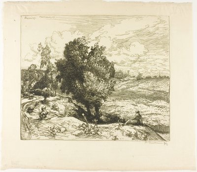 Juli in Picardie von Louis Auguste Lepère