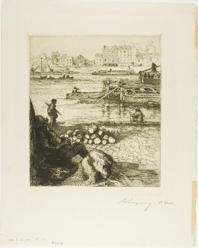 Öffentlicher Kai, Quai de la Gare von Louis Auguste Lepère