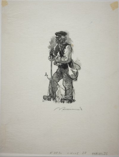 Schlangenjäger von Louis Auguste Lepère