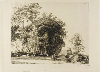 Der Weg nach St. Gilles von Louis Auguste Lepère