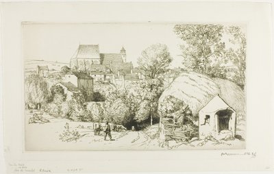 Ansicht von Verdelot von Louis Auguste Lepère