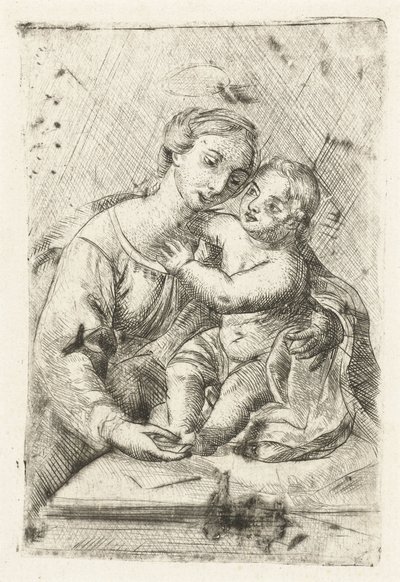 Madonna mit Kind von Louis Bernard Coclers