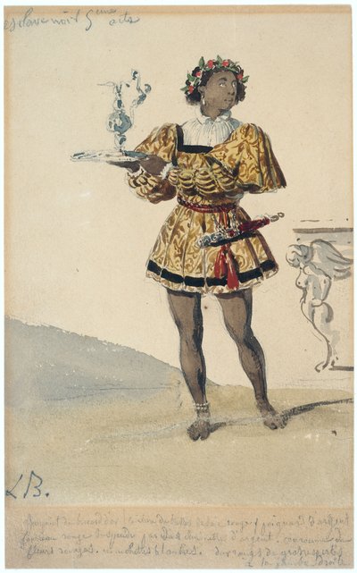 Schwarzer Sklave von Louis Boulanger