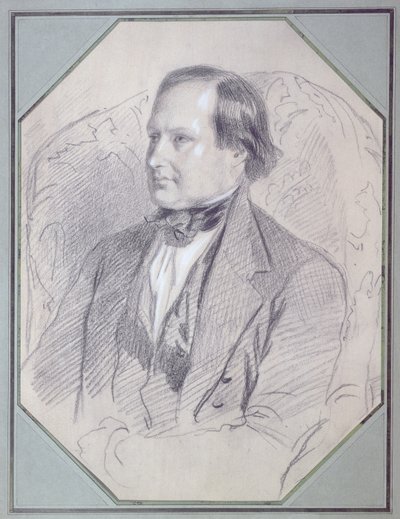 Victor Hugo (1802-85), 1843 von Louis Boulanger