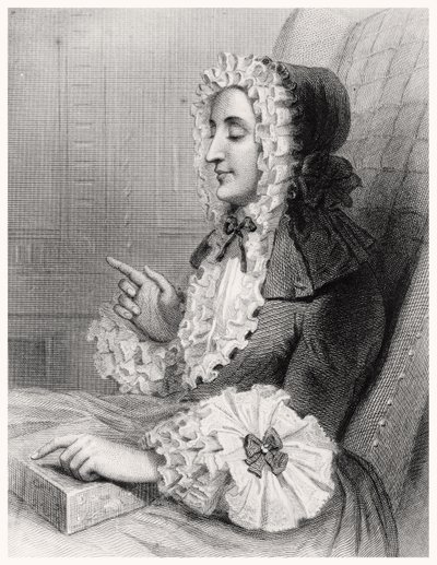 Madame du Deffand, blind von Louis Carrogis Carmontelle