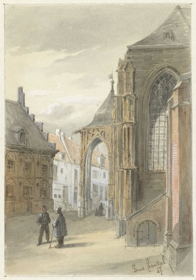 Ansicht von Nijmegen von Louis Chantal