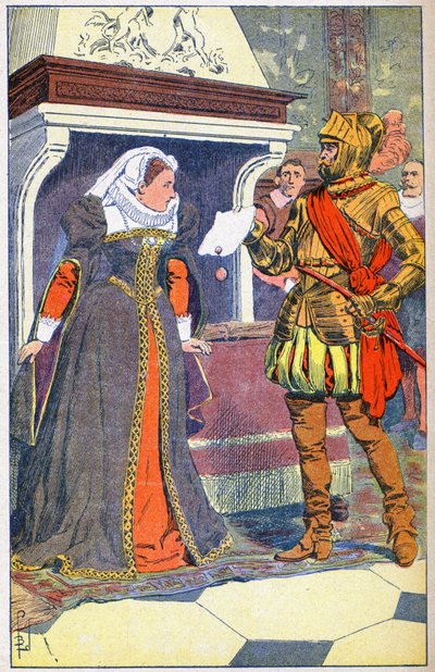 Verhaftung von Marie Stuart im Jahr 1567 von Louis Charles Bombled
