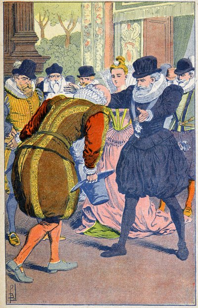 Heinrich IV. und Sully von Louis Charles Bombled