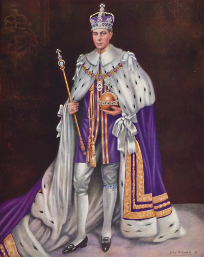 Seine Majestät König Georg VI., 1937 von Louis Dezart
