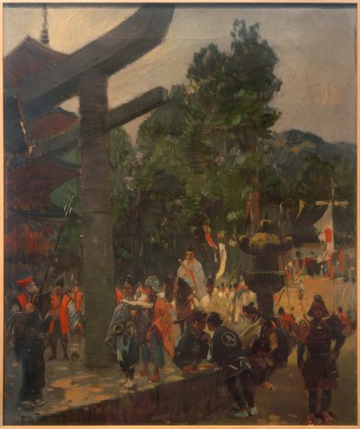 Fest in Nikkō von Louis Dumoulin