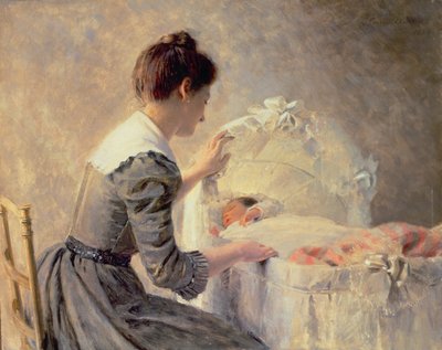 Mutterschaft, 1898 von Louis Emile Adan