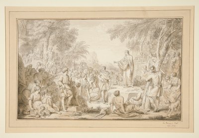Christus predigt von Louis Fabricius Dubourg