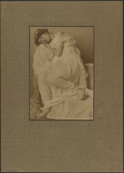 Bedecktes Modell, schlafend von Louis Fleckenstein