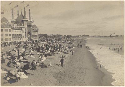 Szene am Meer von Louis Fleckenstein