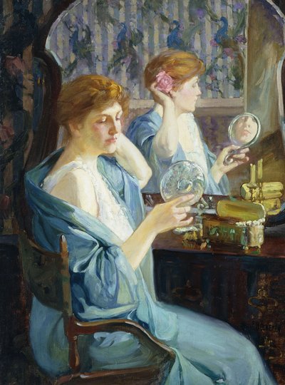 Maude in Grün von Louis Frederick Berneker
