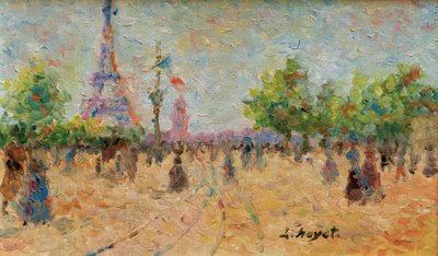 Paris, der Eiffelturm von Louis Hayet