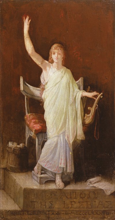 Sappho, 1888 von Louis Hector Leroux