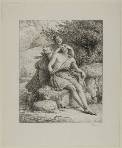 Orpheus und Eurydike von Louis Hersent
