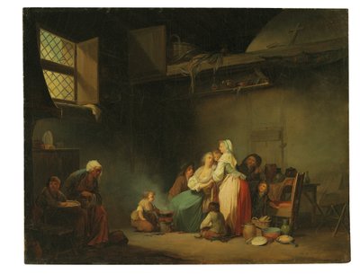 Suppe für die Katzen von Louis Leopold Boilly