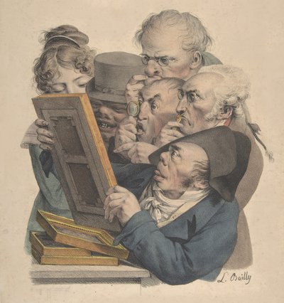 Die Kunstkenner, 1823-28 von Louis Leopold Boilly