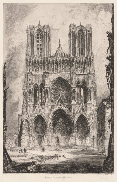 Kathedrale von Reims, Fassade von Louis Orr