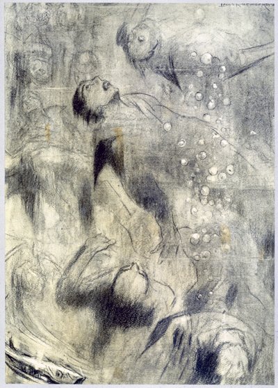 Die Seemine, 1916 von Louis Raemaekers