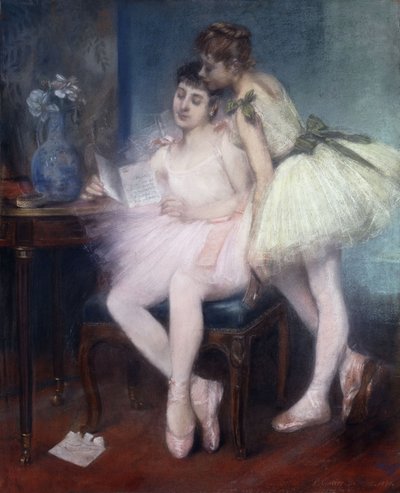 Der Brief, 1890 von Louis Robert Carrier Belleuse
