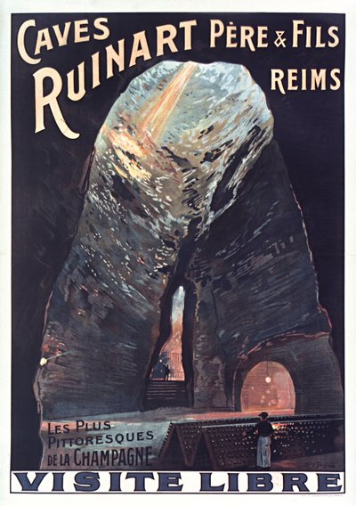 Keller von Ruinart, 1914 von Louis Tauzin
