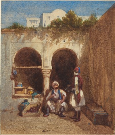 Arabischer Markt von Louis Tesson