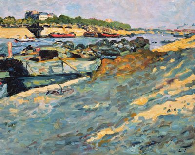 Barke auf der Seine von Louis Valtat