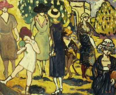 Der Spaziergang am Arc de Triomphe von Louis Valtat