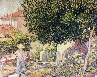 Frau im Garten von Louis Valtat